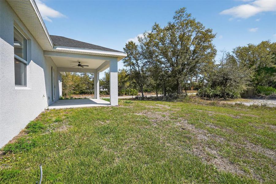 Exterior details and patio area of a home in , Lehigh Acres (Image 4). Exterior details and patio area of a home in , Lehigh Acres (Image 4).