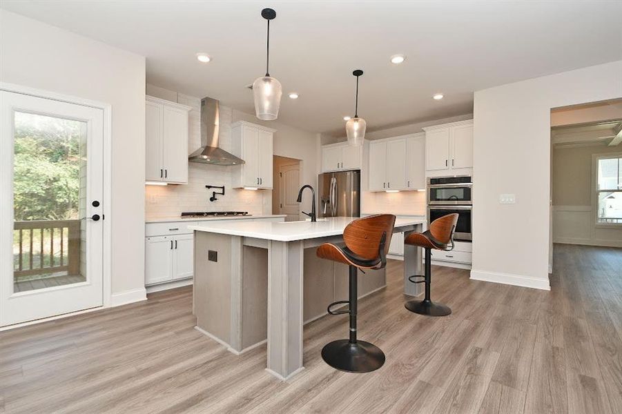 Furnished interior view inside a new home in , Dallas (Image 11).