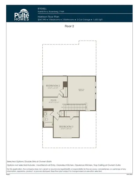 2D floor plan layout of this home in Ryehill, Sugar Land, TX (Image 3). 2D floor plan layout of this home in Ryehill, Sugar Land, TX (Image 3).