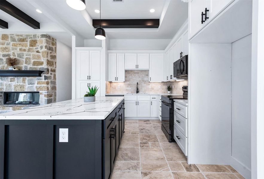 Furnished interior view inside a new home in , Needville (Image 16).