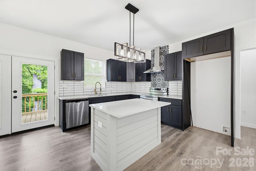 Furnished interior view inside a new home in , Hickory (Image 12).