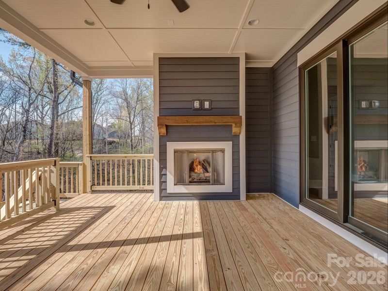 Exterior details and patio area of a home in , York (Image 3).