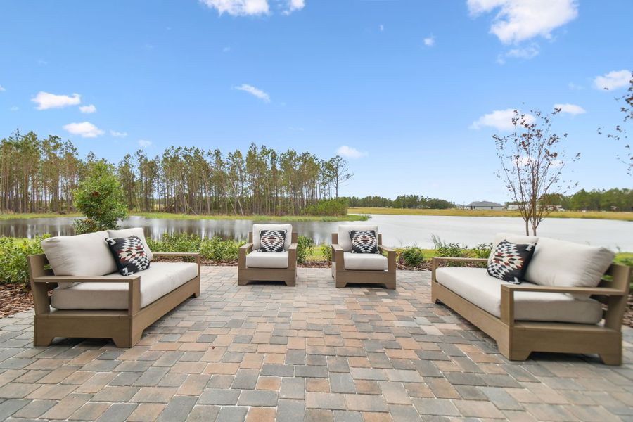 Representative exterior details of a home built from the Sweetwater by William Ryan Homes in The Sanctuary – Resort Collection, Punta Gorda (Image 29).