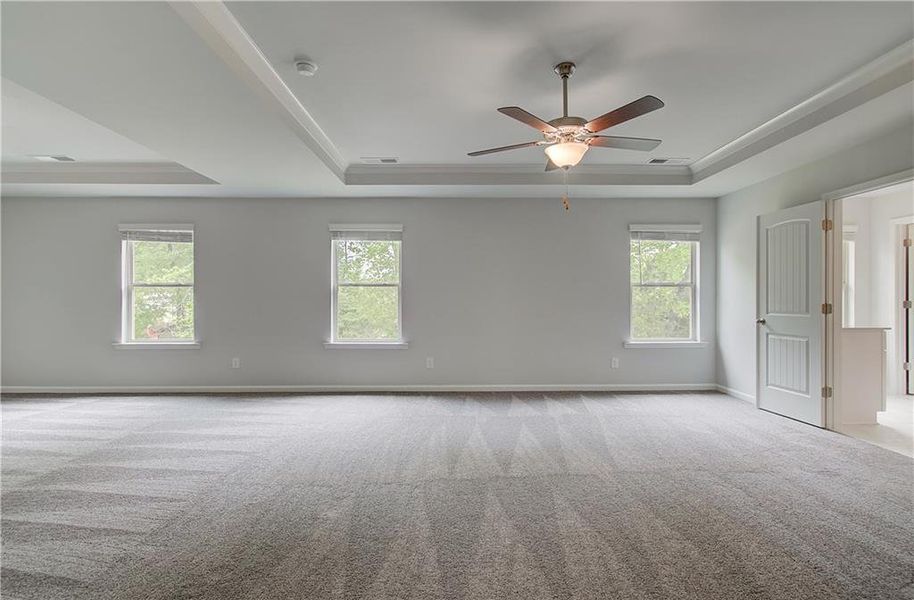 Spacious, unfurnished interior of a new home in Cambria at Traditions, Hampton (Image 32).