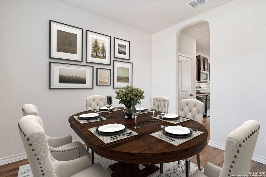Furnished interior view inside a new home in Laurel Vistas, San Antonio (Image 12).