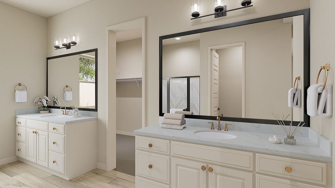 Representative furnished interior of a home built from the Verde Plan 5510 by Tri Pointe Homes in Navarre at Abel Ranch, Goodyear (Image 13).