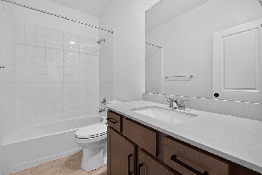 Furnished interior view inside a new home in Macanta, Castle Rock (Image 9).