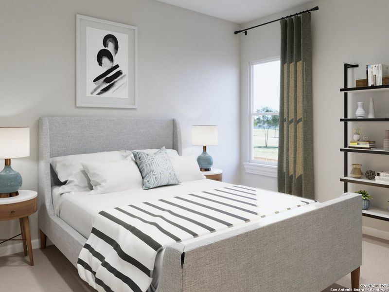 Furnished interior view inside a new home in Katzer Ranch, Converse (Image 17).