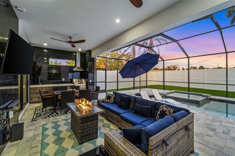 Exterior details and patio area of a home in , Nokomis (Image 27).