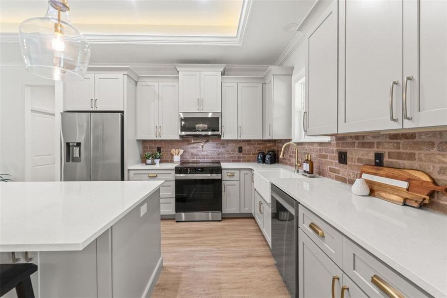 Furnished interior view inside a new home in , Citrus Springs (Image 26).