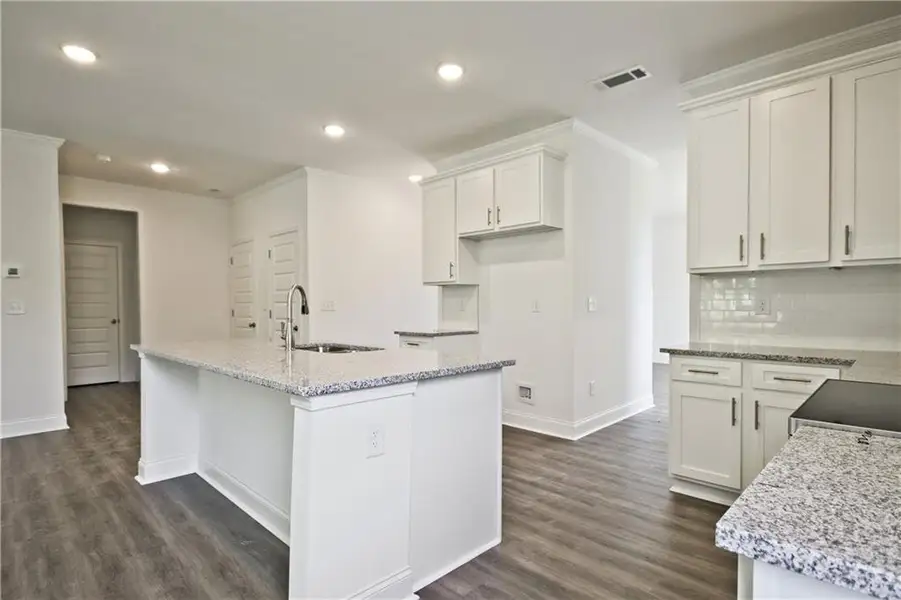 Furnished interior view inside a new home in Highland Park, Stonecrest (Image 3). Furnished interior view inside a new home in Highland Park, Stonecrest (Image 3).