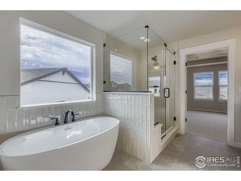 Furnished interior view inside a new home in RainDance National 60/70, Windsor (Image 5).