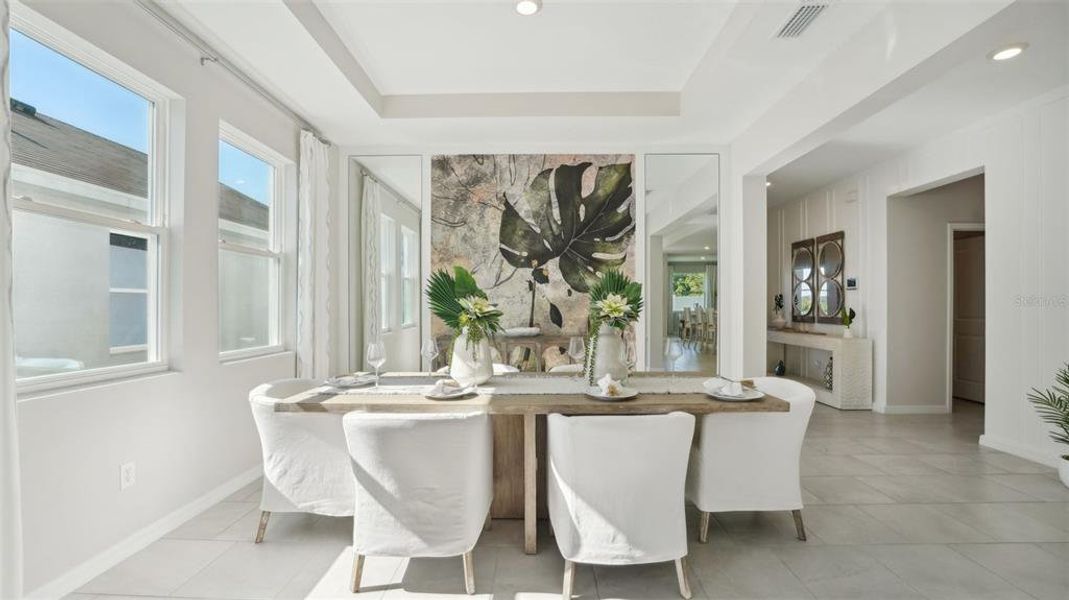 Furnished interior view inside a new home in Archer at Two Rivers, Zephyrhills (Image 13).