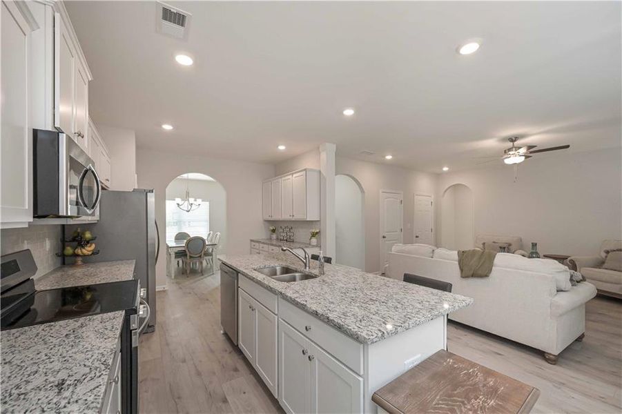 Furnished interior view inside a new home in , Villa Rica (Image 9).