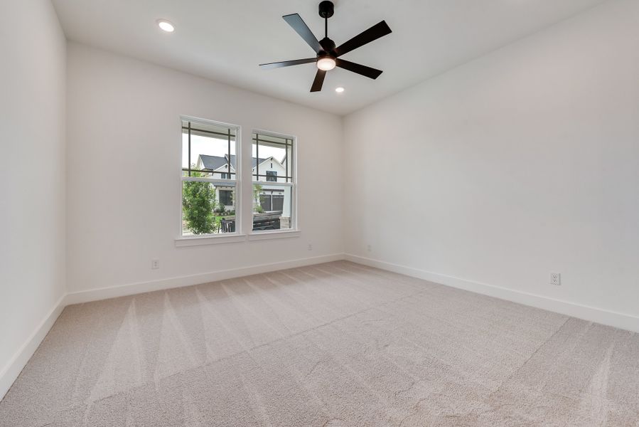 Spacious, unfurnished interior of a new home in Fields - 40' Lots, Frisco (Image 24). Spacious, unfurnished interior of a new home in Fields - 40' Lots, Frisco (Image 24).