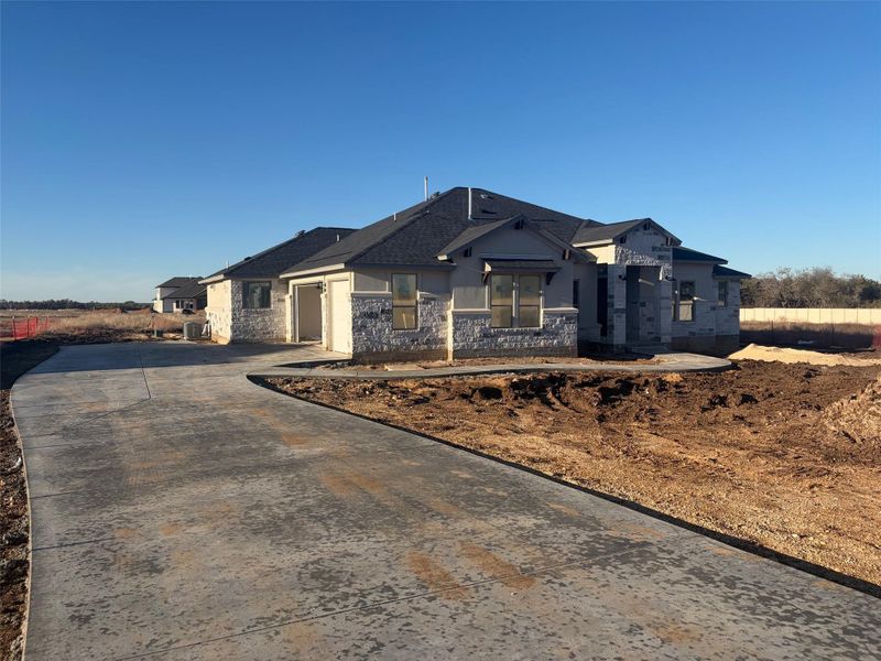 In-progress construction of a new home in Leander Estates, Leander, TX (Image 23).