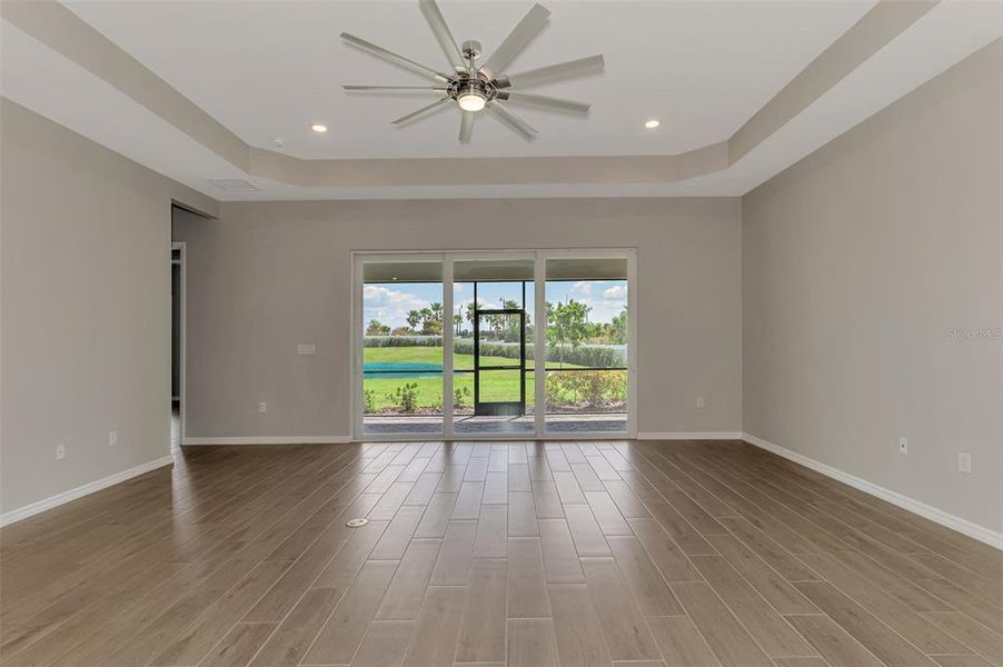 Spacious, unfurnished interior of a new home in Wellen Park Golf & Country Club, Venice (Image 34). Spacious, unfurnished interior of a new home in Wellen Park Golf & Country Club, Venice (Image 34).