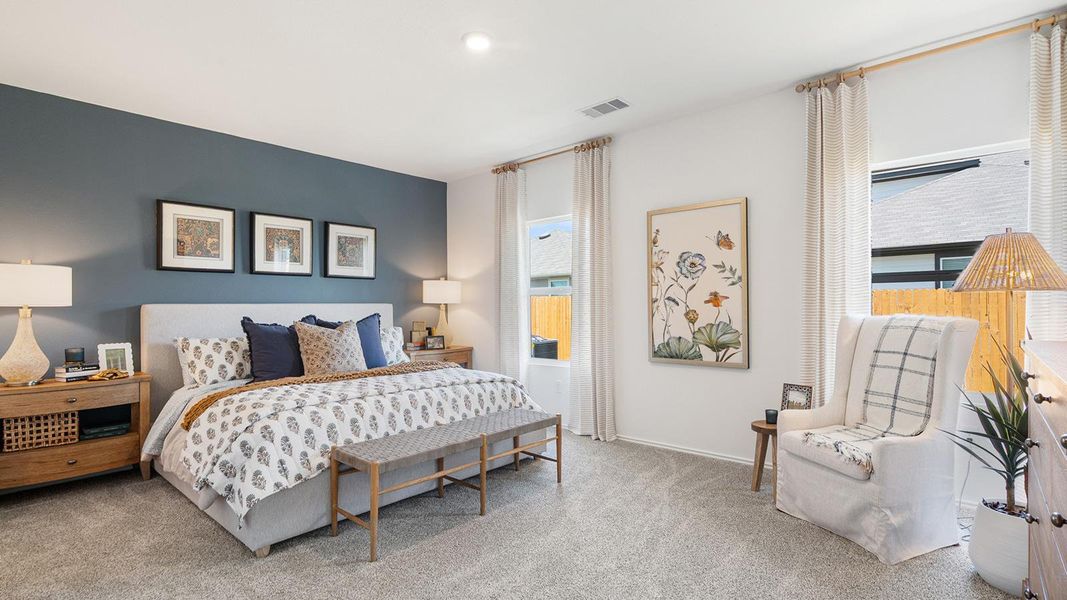 Furnished interior view inside a new home in Talavera, Kyle (Image 18). Furnished interior view inside a new home in Talavera, Kyle (Image 18).