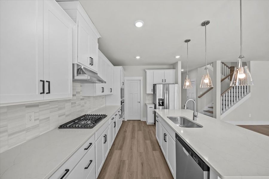 Furnished interior view inside a new home in Cedar Shoals - Signature Collection, Piedmont (Image 7).