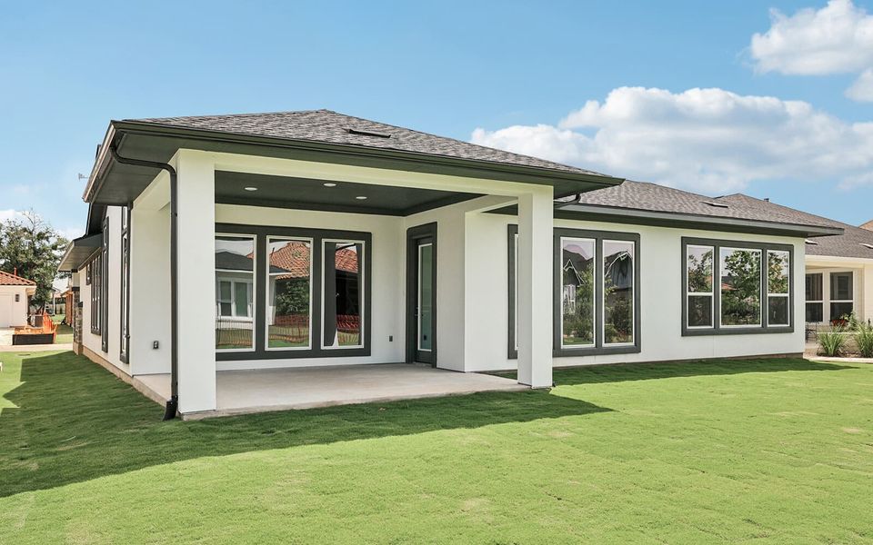 Exterior details and patio area of a home in Kissing Tree, San Marcos (Image 15). Exterior details and patio area of a home in Kissing Tree, San Marcos (Image 15).