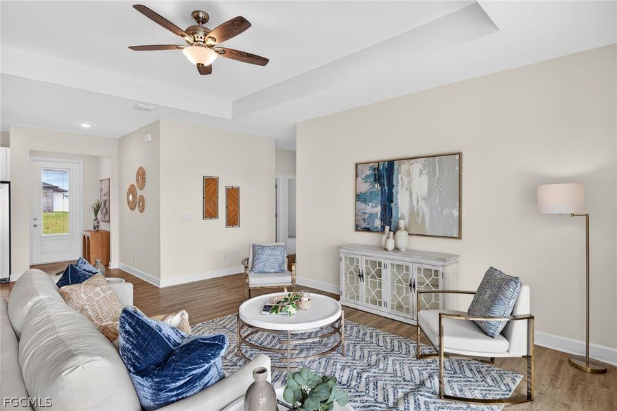 Furnished interior view inside a new home in Cape Coral, Cape Coral (Image 17).