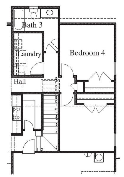 2D floor plan layout for the 2810 by Texas Homes in Pradera Ridge, Floresville, TX (Image 5). 2D floor plan layout for the 2810 by Texas Homes in Pradera Ridge, Floresville, TX (Image 5).