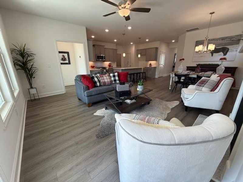 Furnished interior view inside a new home in Echols Farm, Hiram (Image 27).