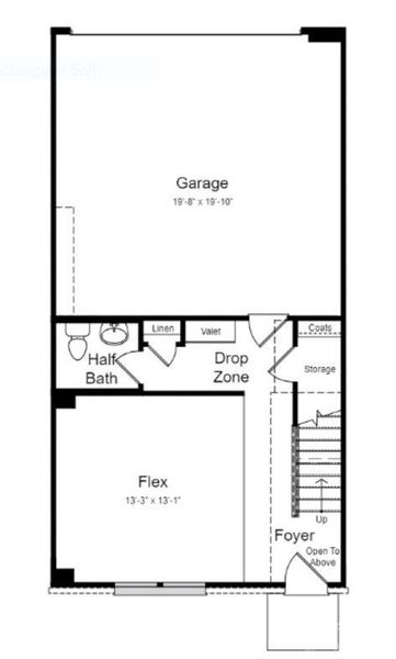 Structural options include: modern linear fireplace in gathering room, shower ledge in owner's bath.