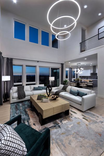Representative furnished interior of a home built from the 4 by Trumark Homes in RainDance, Windsor (Image 7).