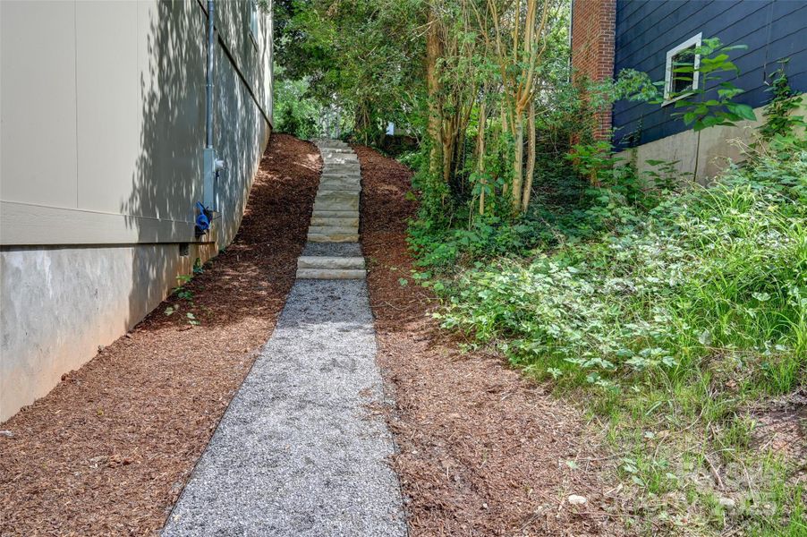 path lights and fencing pending