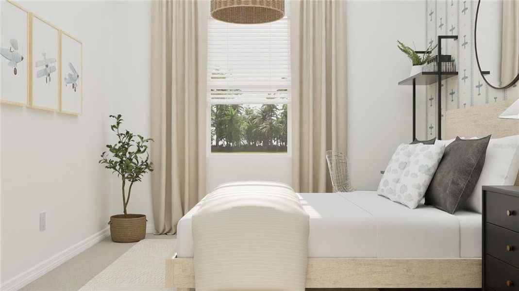 Furnished interior view inside a new home in Island Lakes at Coco Bay, Englewood (Image 13).