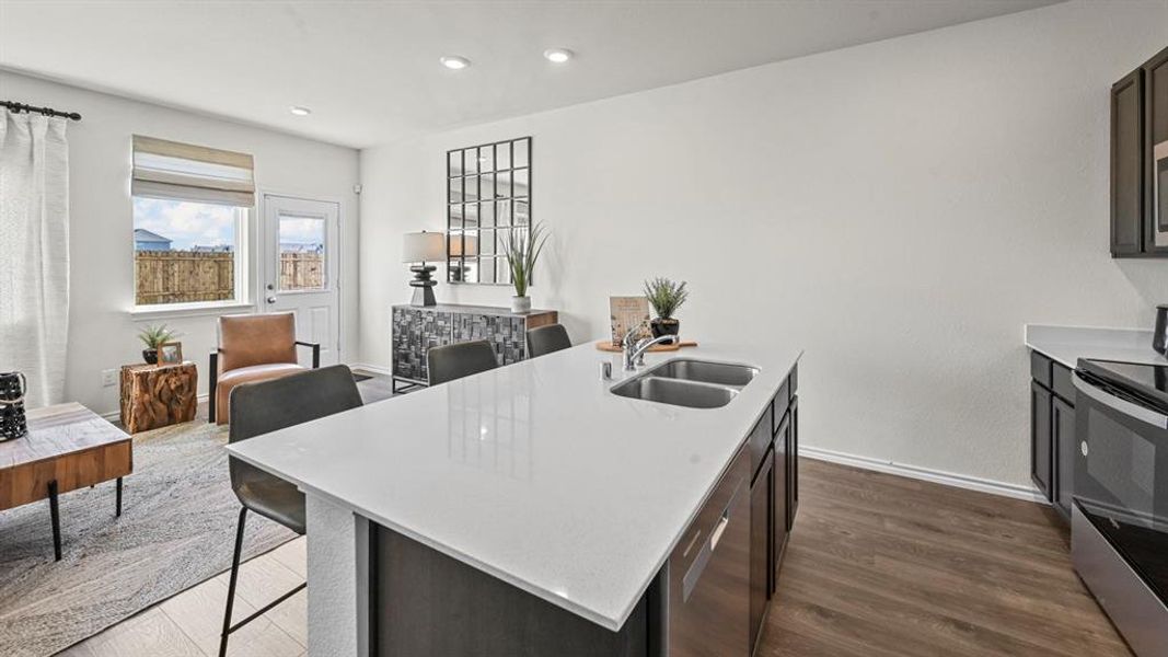 Furnished interior view inside a new home in Arbor Trails North, Princeton (Image 19).