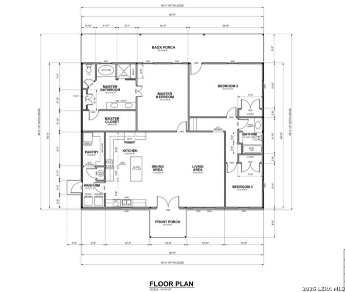 2D floor plan layout of this home in , Kenedy, TX (Image 3).