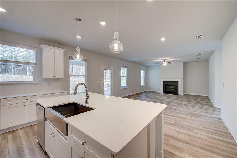 Furnished interior view inside a new home in Hamilton Lakes, Lawrenceville (Image 6).
