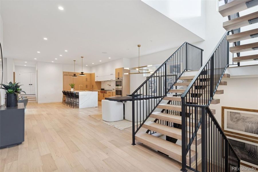 Furnished interior view inside a new home in , Denver (Image 13).