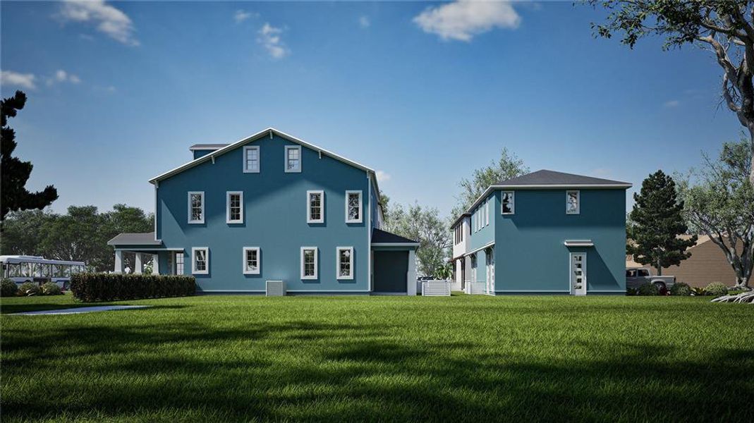 Exterior details and patio area of a home in , St. Petersburg (Image 4).