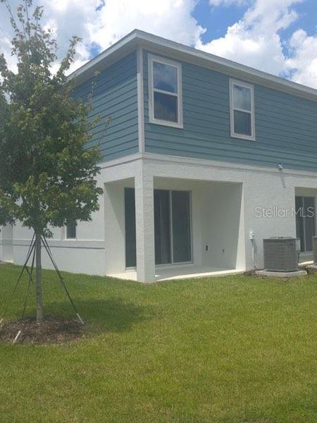 Exterior details and patio area of a home in Delaney Reserve, Deland (Image 29).