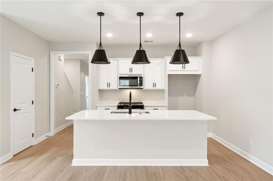 Furnished interior view inside a new home in East Park Village, Kennesaw (Image 11).
