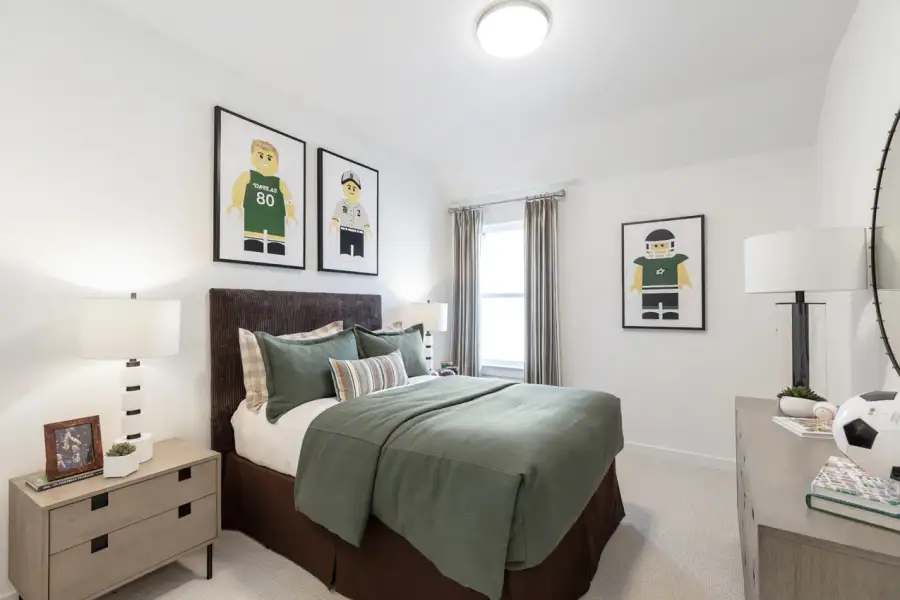 Representative Secondary Bedroom - some options shown
