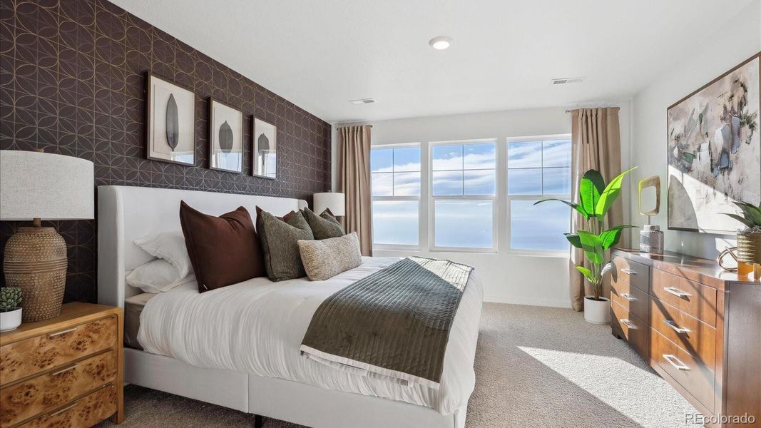 Furnished interior view inside a new home in Villas at Vantage, Berthoud (Image 11). Furnished interior view inside a new home in Villas at Vantage, Berthoud (Image 11).