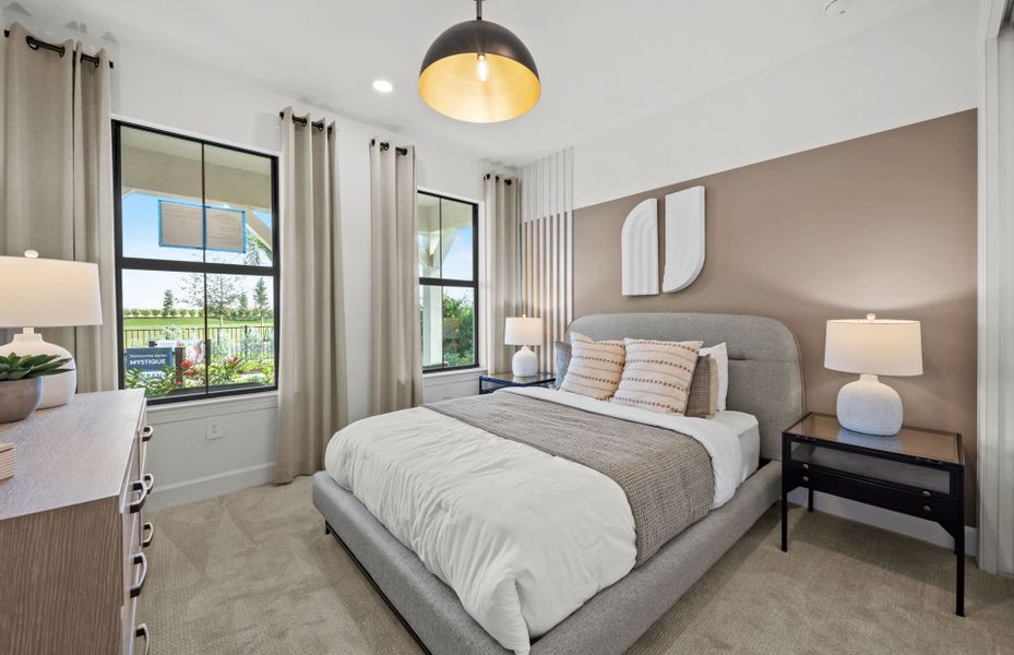 Furnished interior view inside a new home in Terreno, Naples (Image 6).