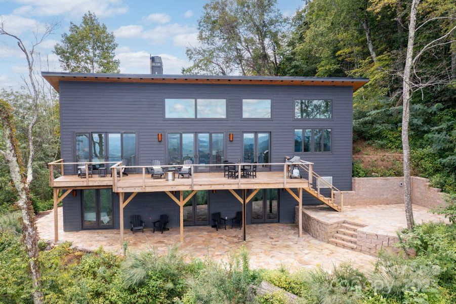 Front exterior of a new home in , Leicester, NC, highlighting curb appeal (Image 2).
