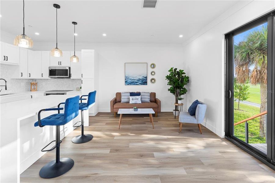 Furnished interior view inside a new home in , Punta Gorda (Image 15).