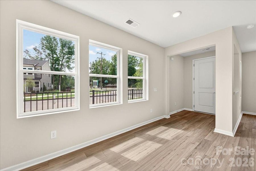End unit added windows for ample natural light End unit added windows for ample natural light