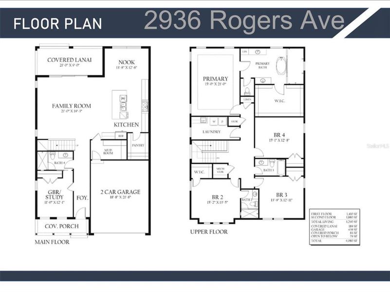 2D floor plan layout of this home in , Tampa, FL (Image 3).
