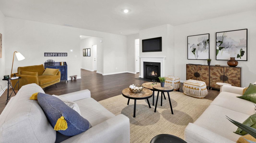 Furnished interior view inside a new home in Sweet Briar, Ooltewah (Image 17). Furnished interior view inside a new home in Sweet Briar, Ooltewah (Image 17).