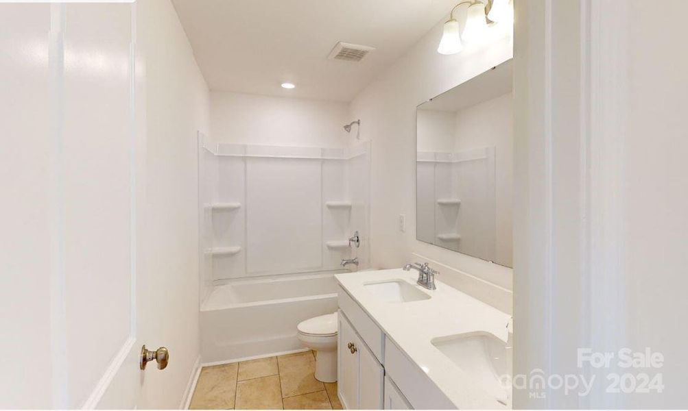 Secondary bathroom