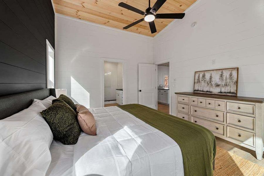 Furnished interior view inside a new home in , Morganton (Image 53).