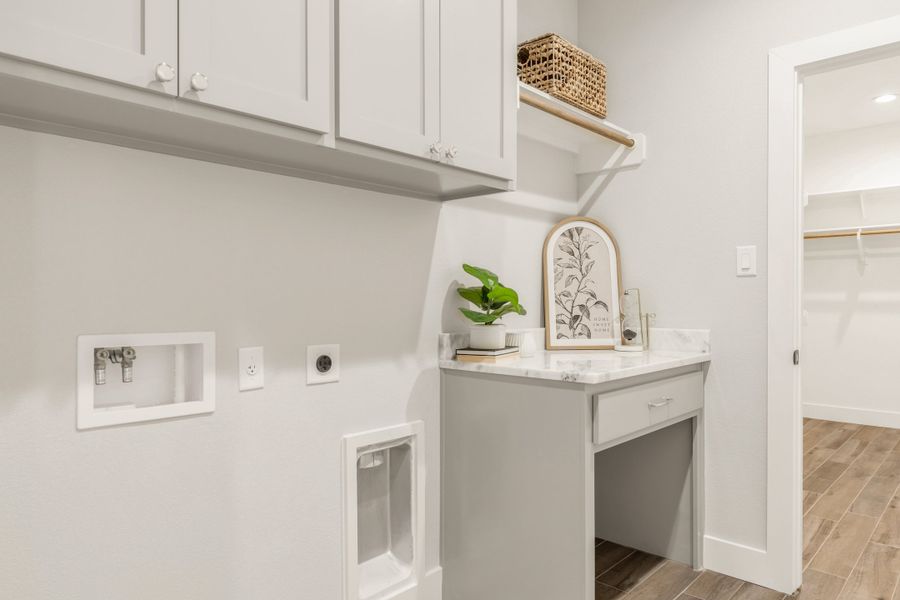 Representative furnished interior of a home built from the The Maggie by Reece Homes in Traditions, Bryan (Image 45).