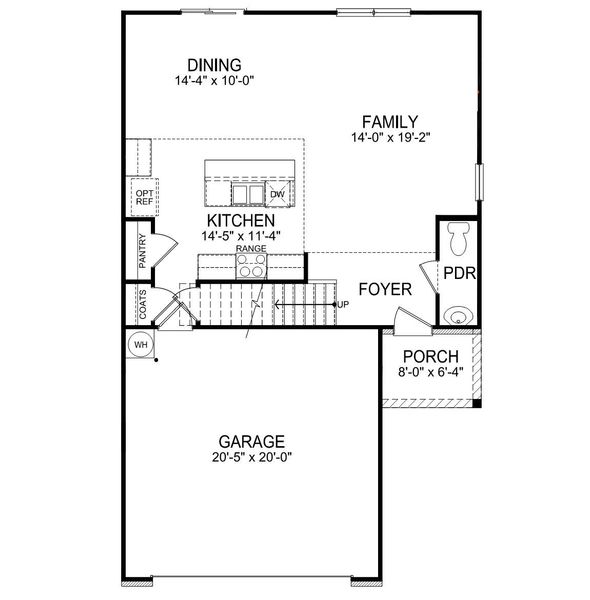 2D floor plan layout of this home in Durbin Meadows, Fountain Inn, SC (Image 3). 2D floor plan layout of this home in Durbin Meadows, Fountain Inn, SC (Image 3).
